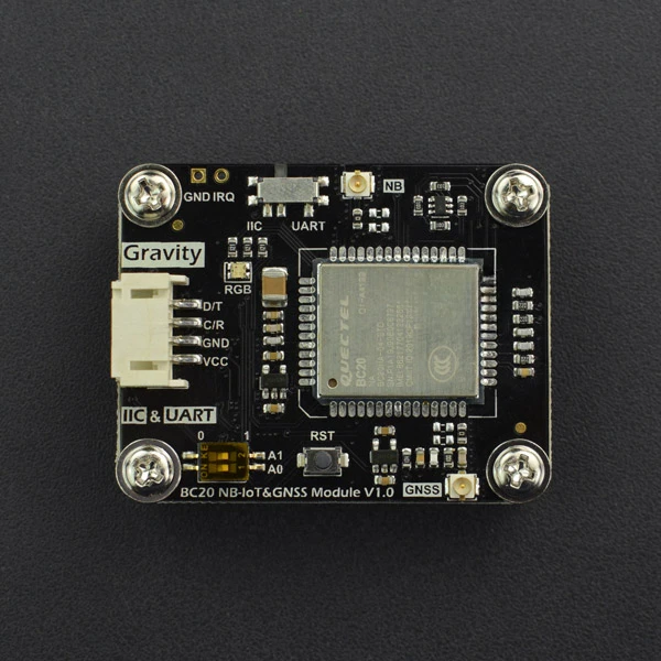 Gravity: I2C & UART BC20 NB-IoT & GNSS Communication Module