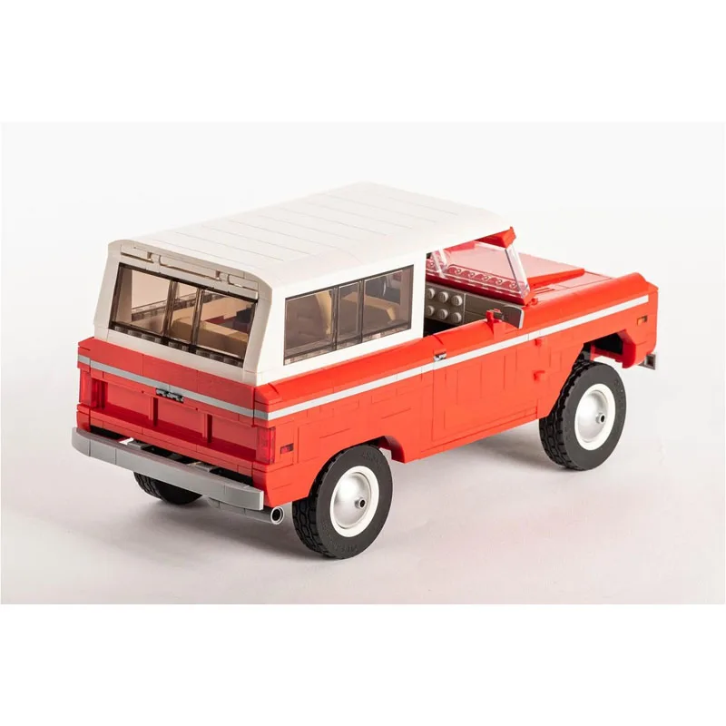 

MOC-124595 Red New Supercar Racing Building Block Model 966 Parts MOC Creative Boy Kids Birthday Building Blocks Toy Gift