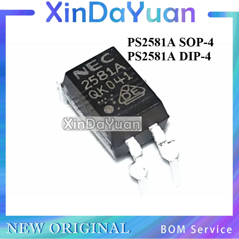 

Оптрон PS2581 PS2581A 2581A SOP-4 PS2581A DIP-4, 10 шт.