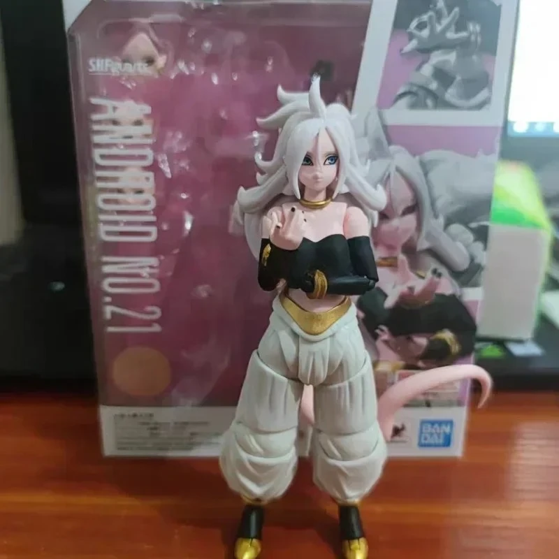 

Spot SaleIn Stock 14.5cm Bandai Shf Z Android 21 S.h.figuarts Genuine Collectible Action Figure Anime Mol Toys Giftin Stock