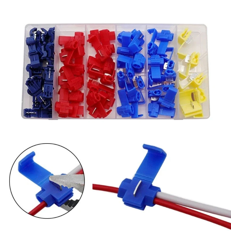 65pcs/set Secure & Insulated Wire Connection Set Hassle Frees Wire Joining Solution Lock Wire Connectors for Connections