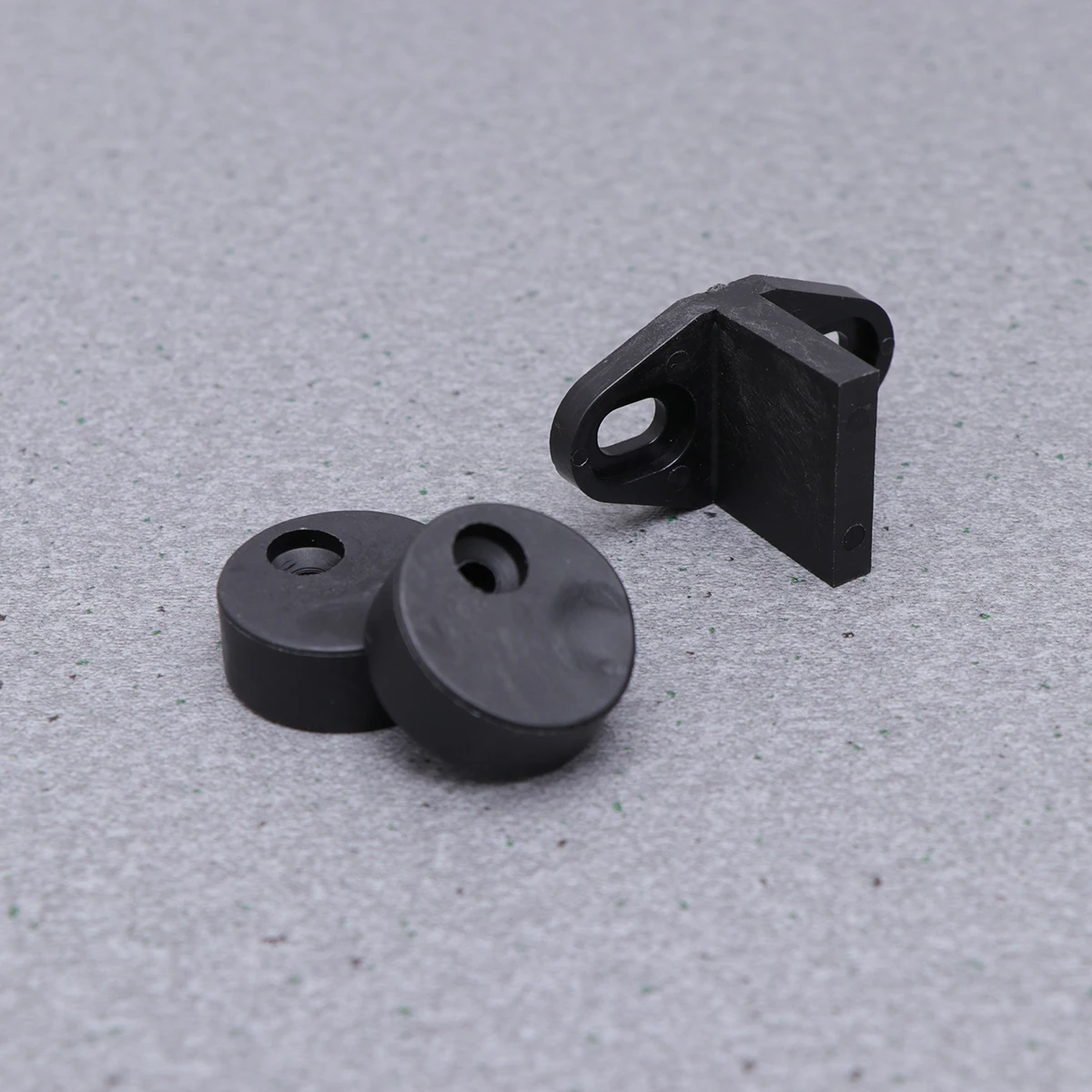 

4 set Smooth Double Wheel Floor Guide For Sliding Barn Hardware Ground Mount Adjustable Stop Damper Durable Modern Style Door