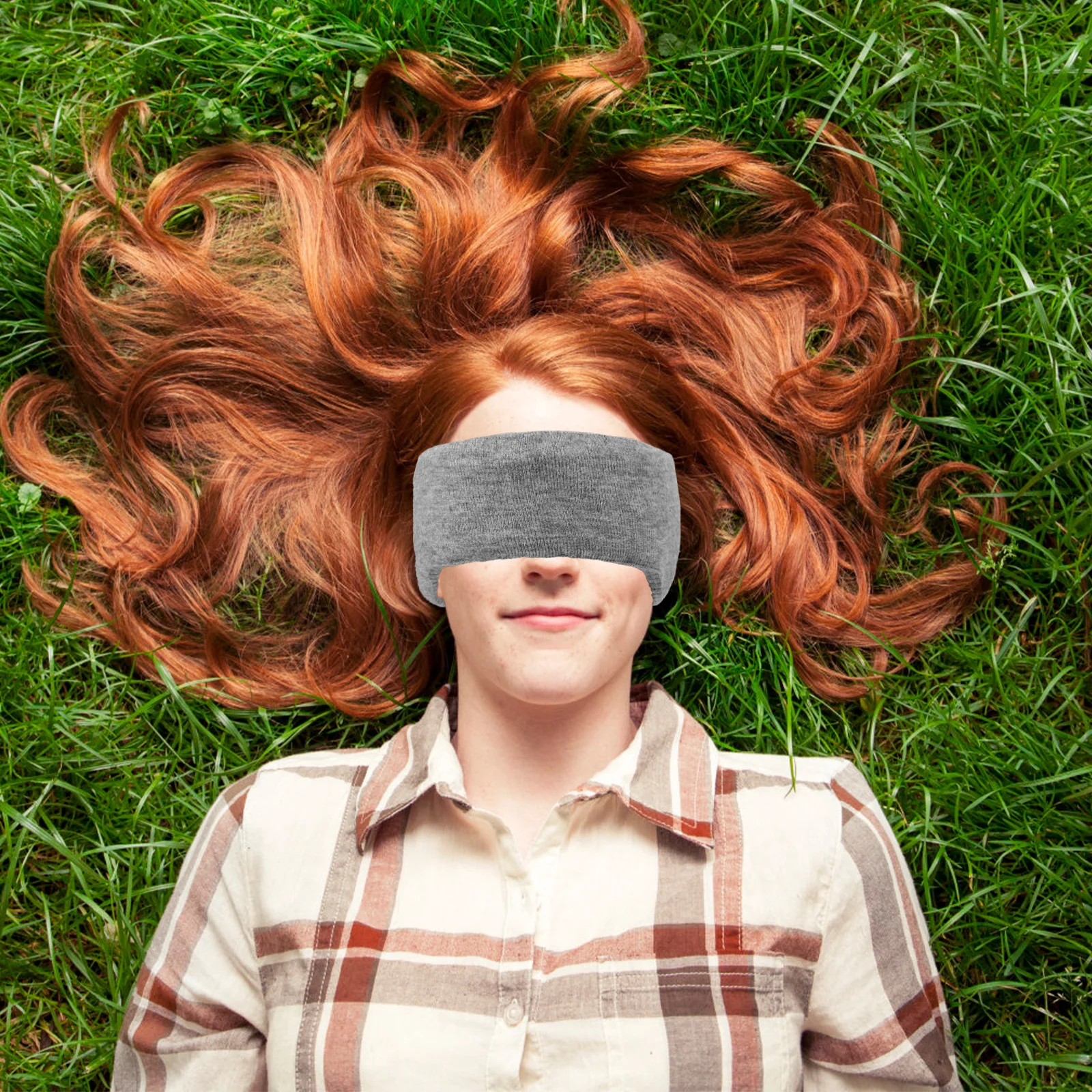 

Ear Muff Headband Unisex Soft Comfortable Sleep Earmuff Cover Outdoor Ear Warmers Pressure- Travel Use