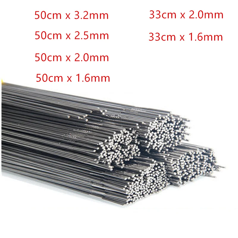 Aluminium Welding Rods Low Temperature Brazing Corrosion Resistant TIG Welding 3.2mm*50cm Welding Solder Soldering Rod