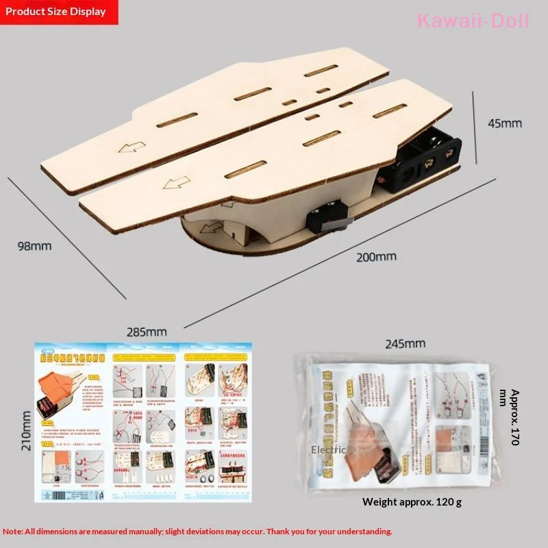 [DO]1 Set Science Experiment Teaching Tool DIY Aircraft Carrier Paper Airplane Launcher Toy Puzzle Parent Interactive Kit[DO]