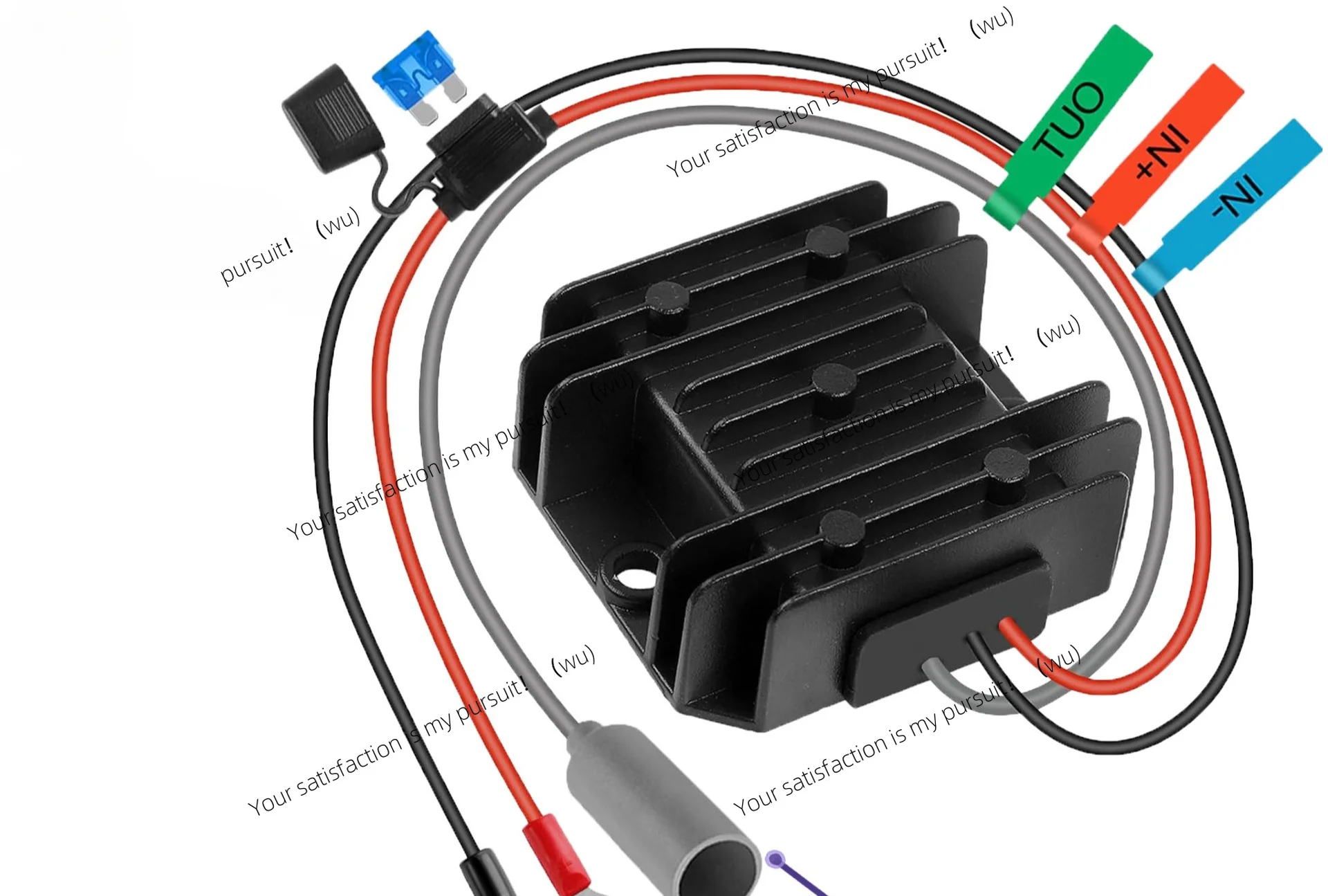 FOR Aluminum Shell DC‑DC Boost Converter 12V/24V To 30V 3.5A Power Supply Transformer For RV Camper Vehicle Electronic Equipment