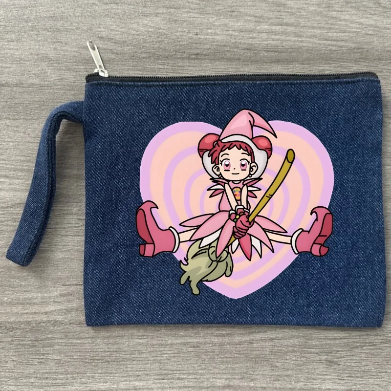 

Doremi Magic Pattern Сумочка Косметичка Модная джинсовая сумка для хранения косметики Холщовая сумка Экологически