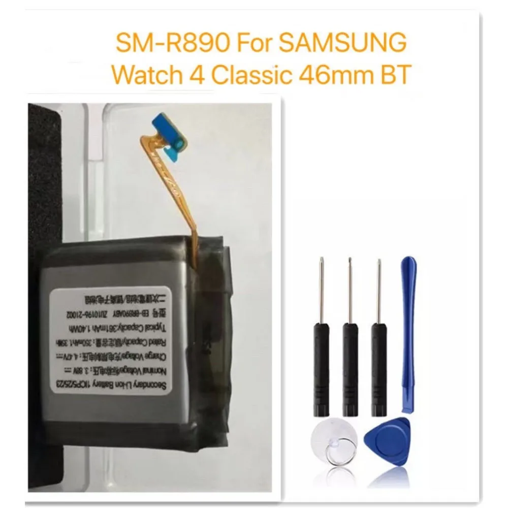 2025 high quality batteries for samsung wtach4 classic 46mmbt version eb-br890aby sm-r890 watch battery