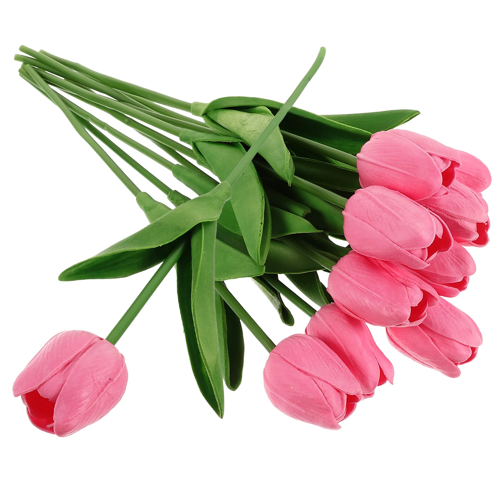 

12 Pcs Artificial Tulips Faux Flowers Home Decor Lightweight Compact Outdoor Parties Weddings Spring Centerpieces