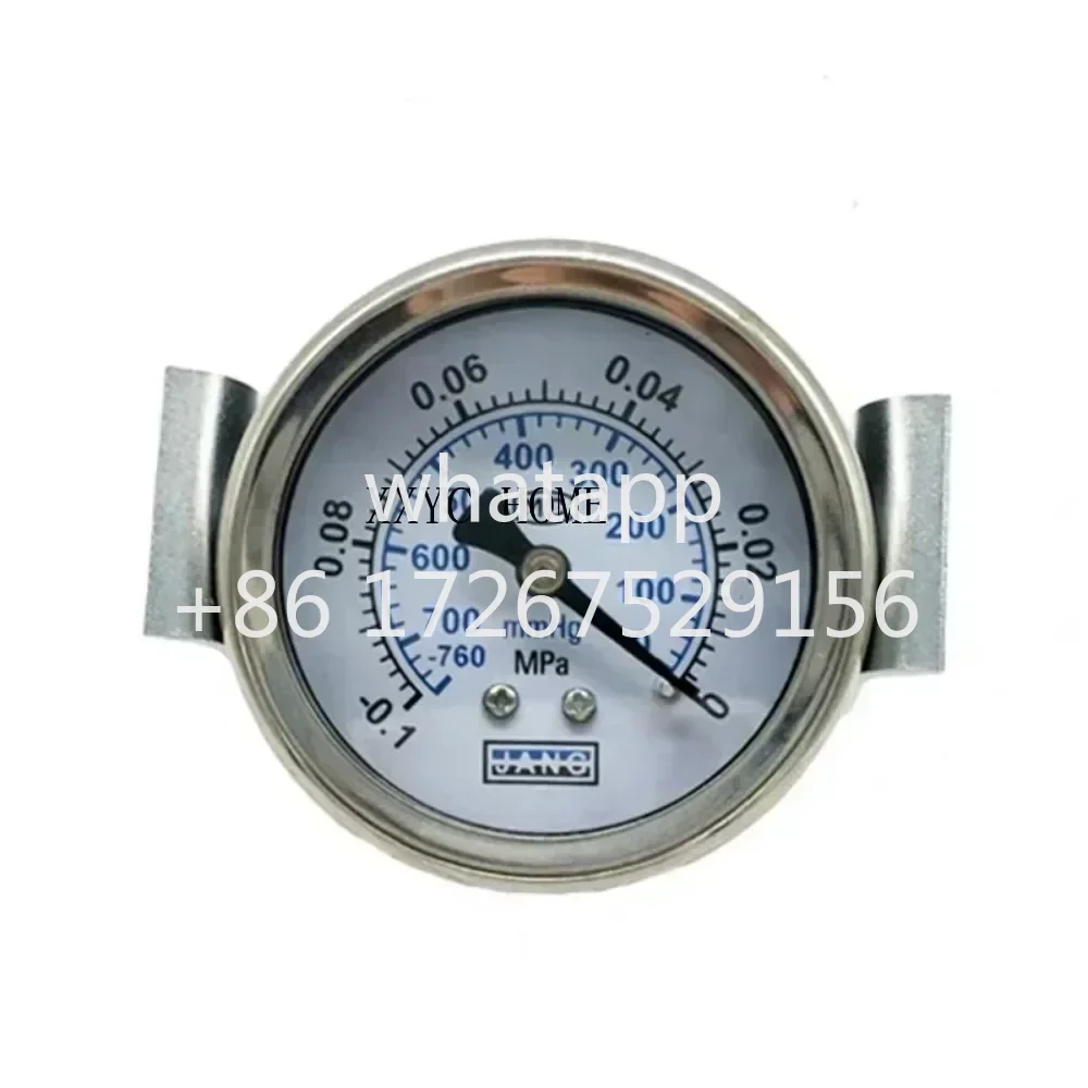 

3pcs Outlet Y40zv Axial Pressure Gauge with Support Pneumatic 10kg1mpa Vacuum Barometer Water Pressure Y60zv50zv