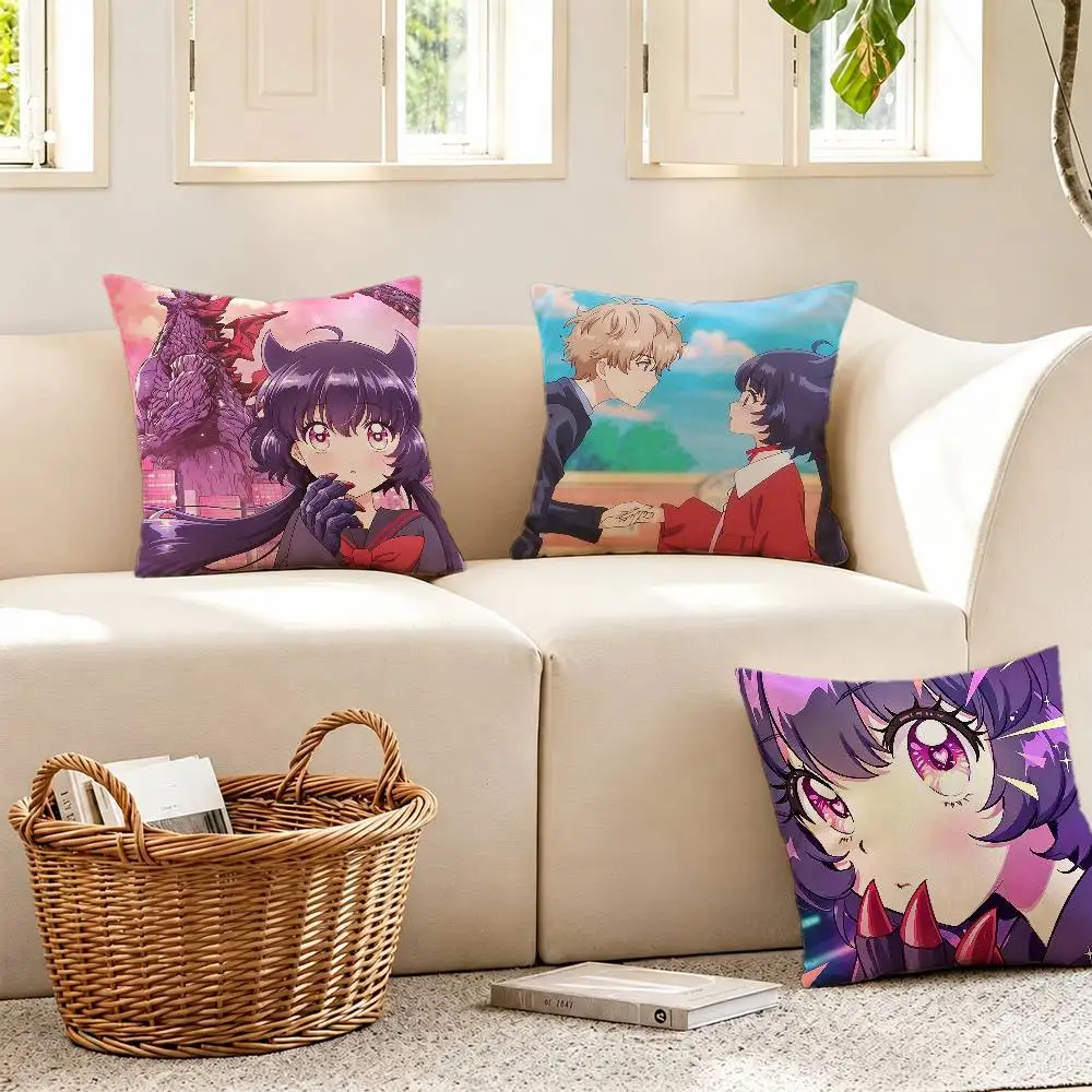 Anime O-Otome Kaiju C-Carameliser Pillow Case for Sofa Living Room Home office Decor Protective Cover
