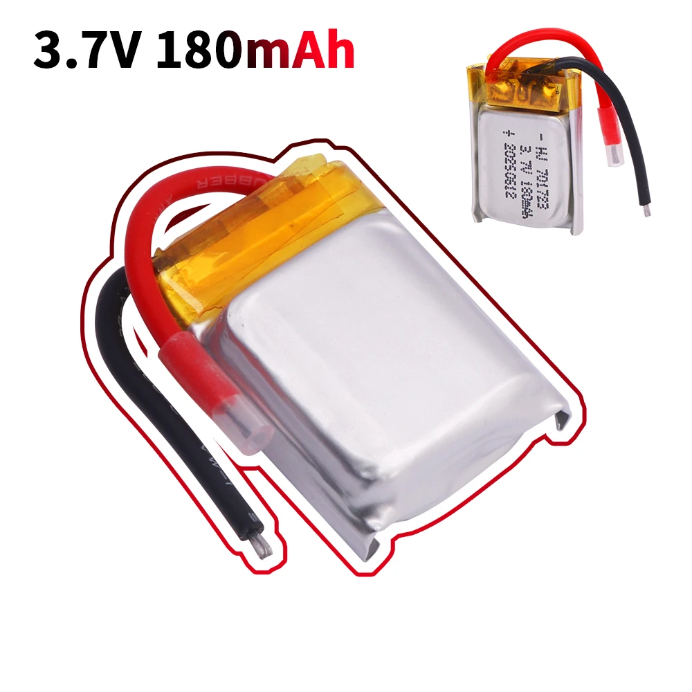 3.7V 180mAh Lipo Battery for Syma S105 S107 S107G S108 Skytech M3 m3 S977 Helicopter Spare Parts Battery 1-10pcs