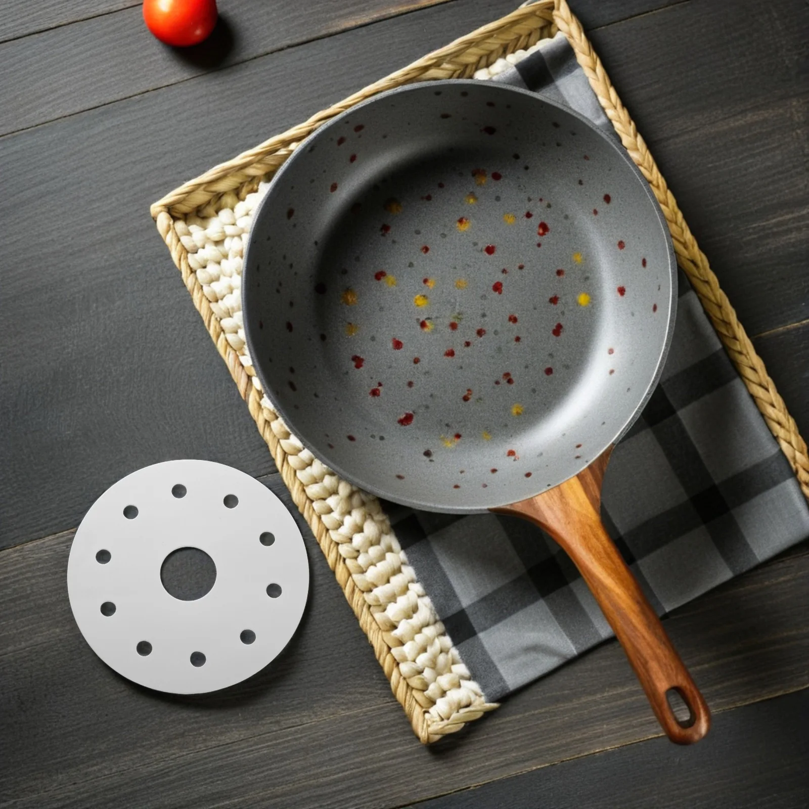 

Stainless Steel Conduction Plate 13cm Induction Diffuser Kitchen Cookware Kitchen Pot Heat Conduction Plate Accessory Conducting