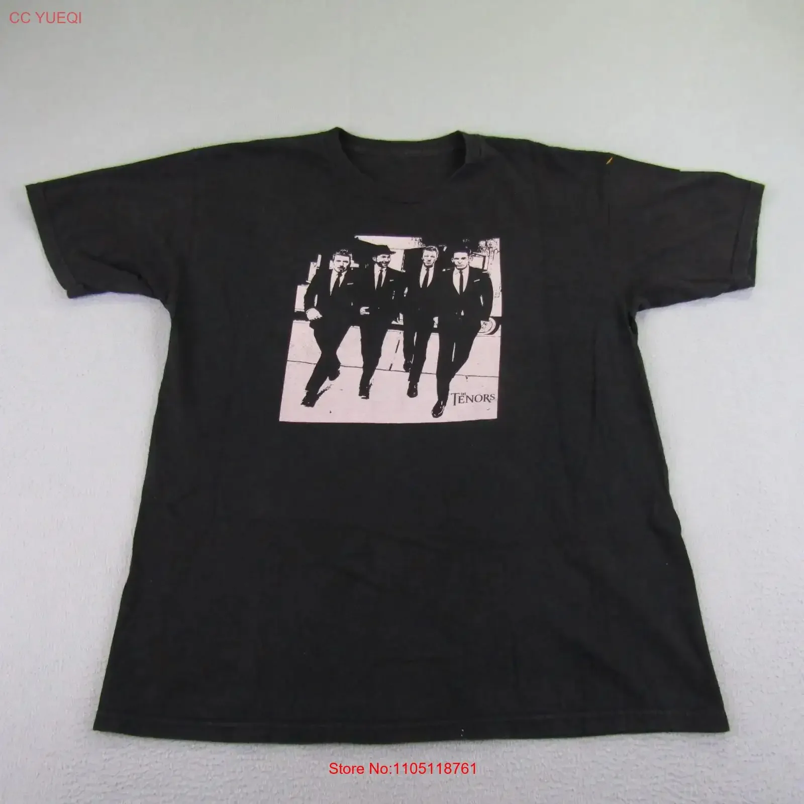 The Tenors T Shirt Mens Large Black Under One Sky North American Tour Concert long or short sleeves vintage Washed homme