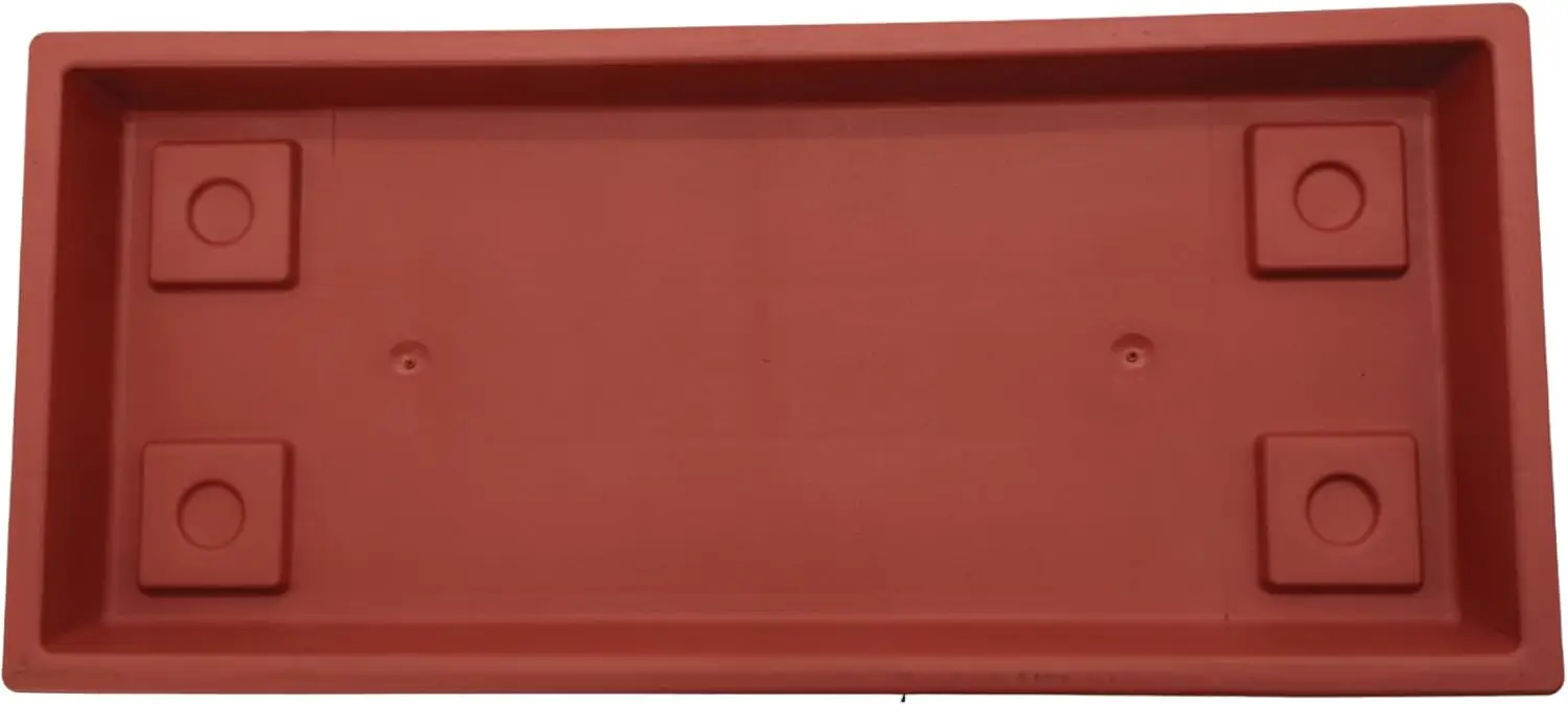 

Венецианский прямоугольный поддон для растений - Легкий пластиковый поддон для цветов - Поддоны для дренажа растений - Устойчивый к УФ-излучению поддон для горшков