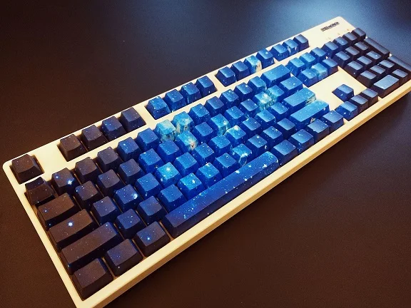 [Old Nebula Series] Personalized mechanical keyboard sublimation starry sky keycap A