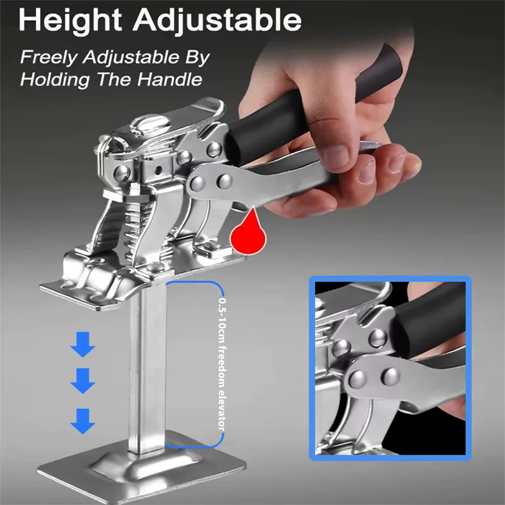 

2PCS Labor Saving Arm Tool Lift – Multi-Function Height Adjustment Device, Wall Tile Locator, Door Panel Jack LA-AA428