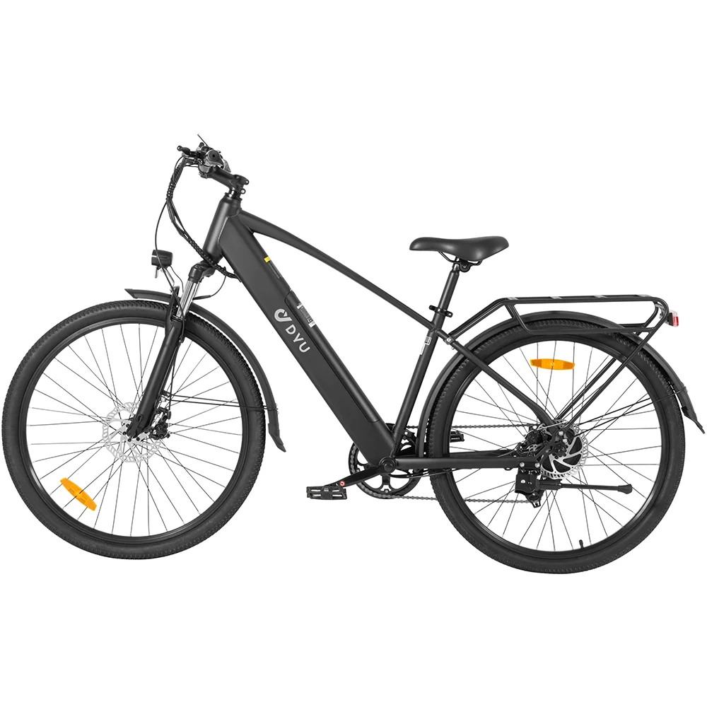 DYU C5 Electric Bicycle 350W Brushless Motor 48V10AH Built-in Lithium Battery E-bike 27.5 Inch Tire Adult Urban Electric Bike