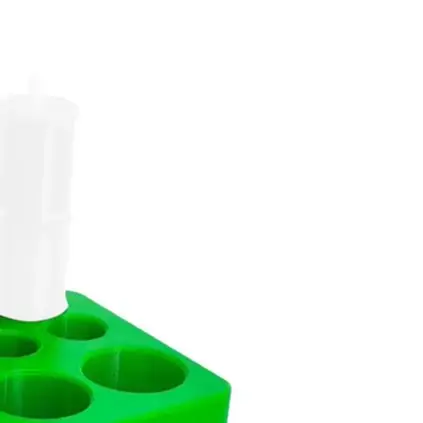 

Green For PETG Fly Tying Tool Storage Holder With 7 Wood Rods Desktop Rack For Coils And Materials Organizer Fishing Accessories