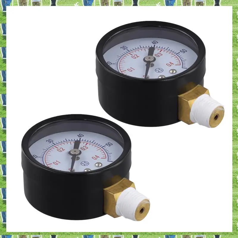 

FTS 2Pcs ECX270861 Filter Pressure Gauge For Hayward Pro Series Sand Filter Model 1/4 Inch NPT Pool Gauge