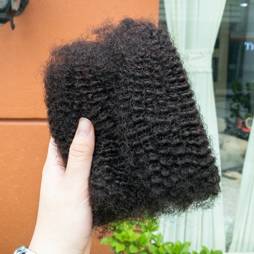 Imagen 2 del producto Extensiones de cabello humano Afro rizado 4C, 10-18 pulgadas, sin trama, 30 o 50 g/paquete, Remy brasileño a granel para cabello trenzado Micro Twist Locs
