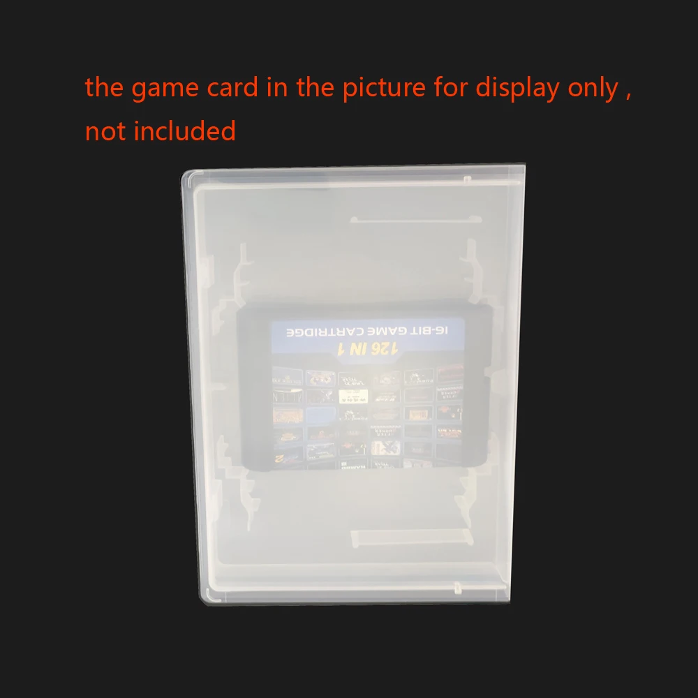 100 pcs Universal game Card cartridge CD case Packing for N64/SNES (US)/Sega Genesis/MegaDrive