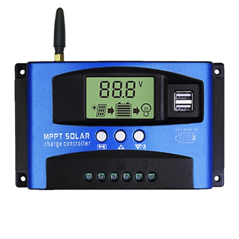 

Solar Charge Controller 30A 40A 50A 60A 100A 12V 24V 36V 48V 60V APP Control GPRS Blue tooth Wifi Remote Controller