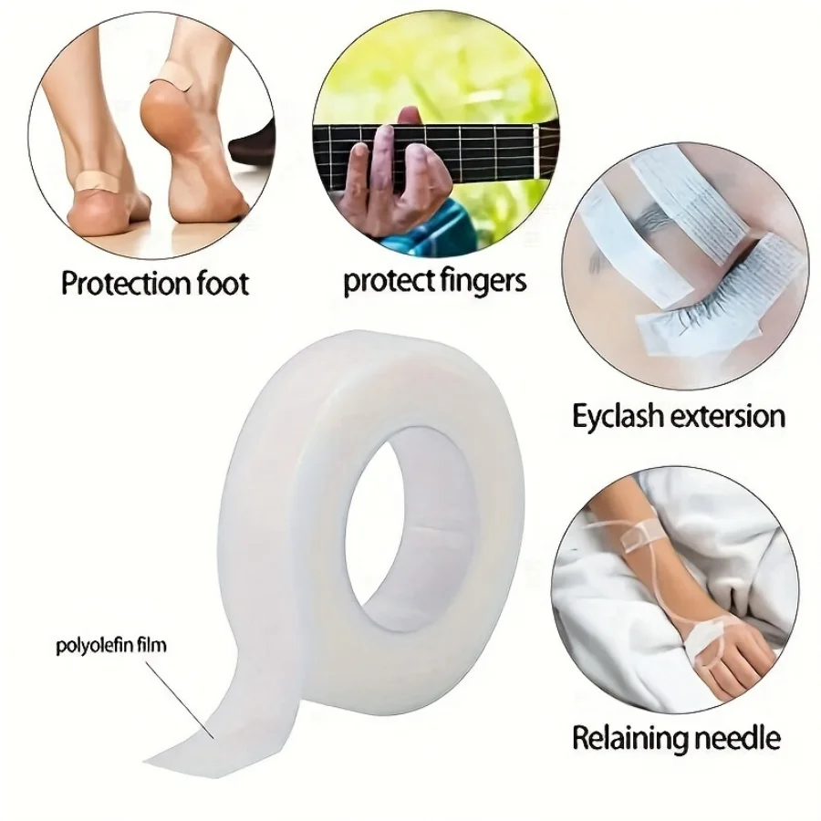 4.5/9M roll Breathable Grid Transparent Tape Curved Healing Patches Wound Strips Medical PE Dressing Adhesive Plasters Bandages