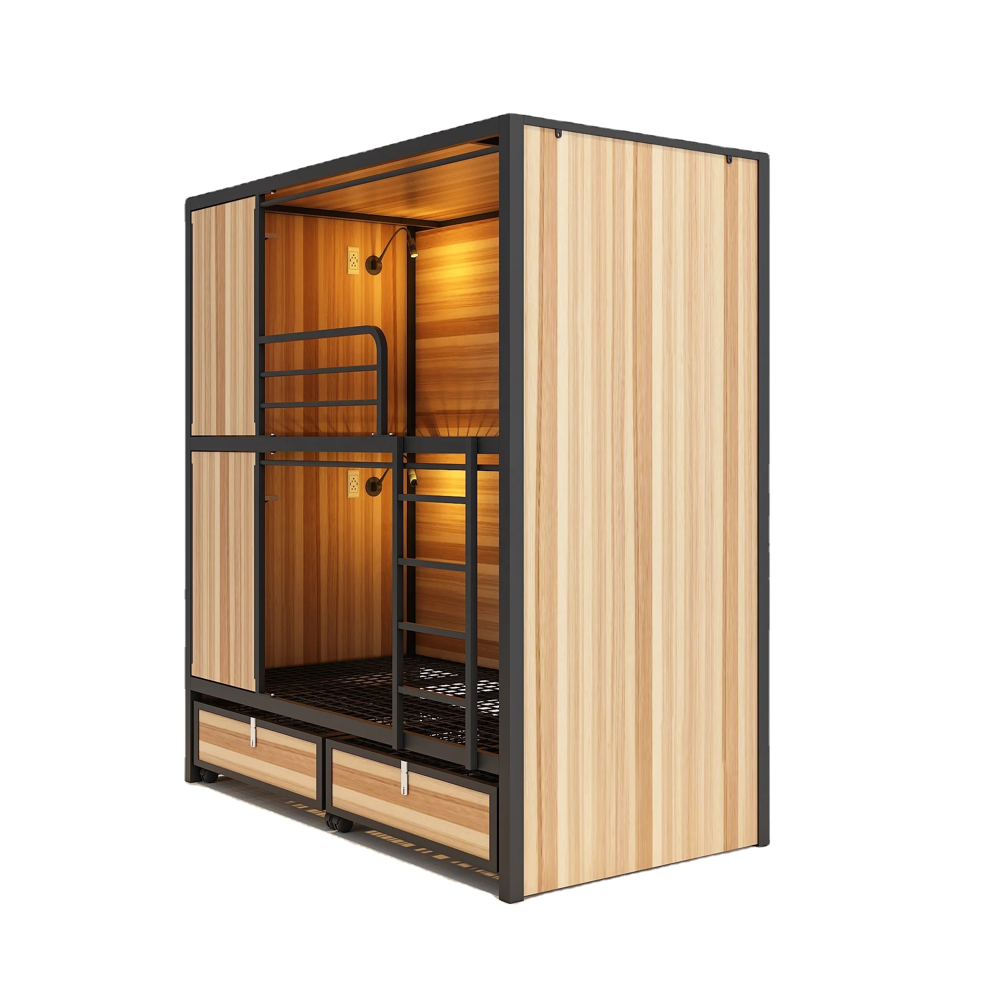 Juego de dormitorio de Hotel con cápsula espacial, litera, cabina para dormir, cabina para siesta, caja para dormir, pod de oficina