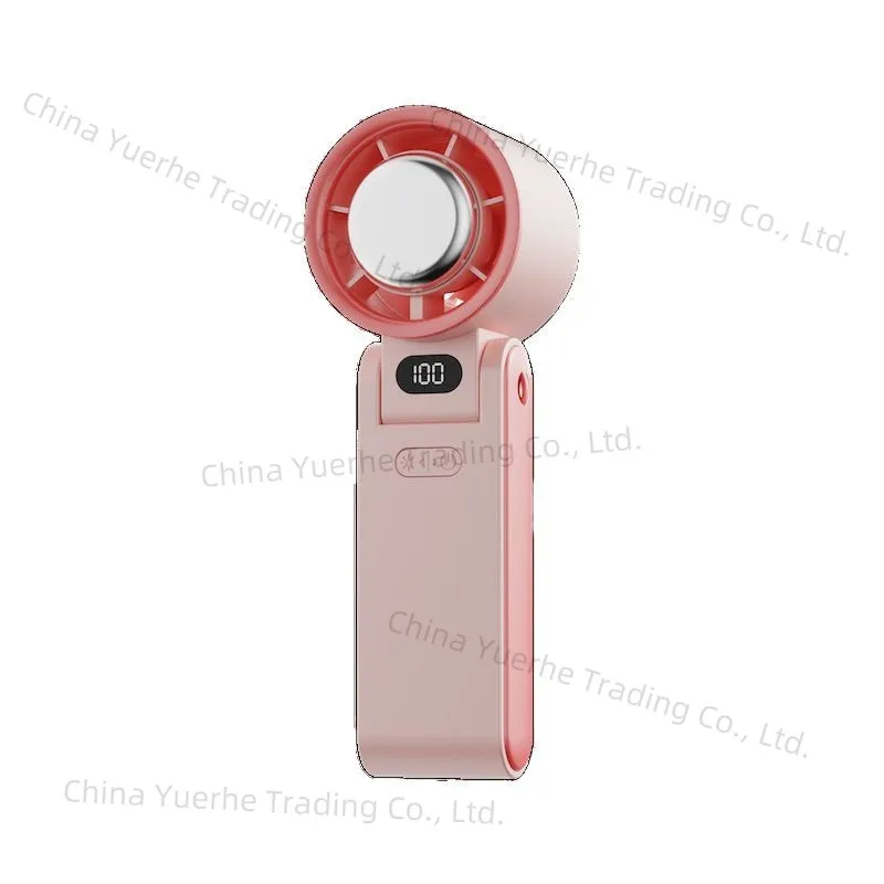 

Ручной вентилятор, высокоскоростной турбовентилятор для ледяного охлаждения, мини-портативный складной вентилятор с цифровым дисплеем на шею