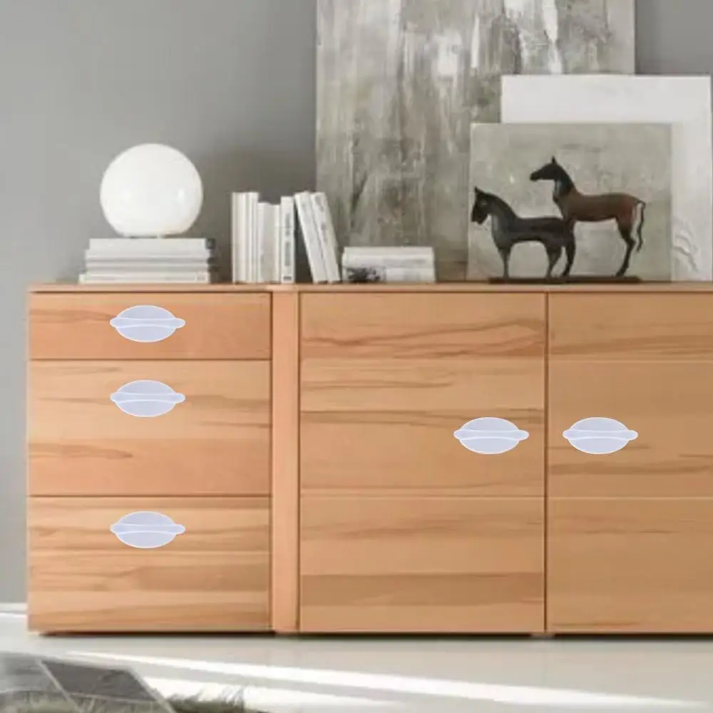 

Modern Creative Wardrobe Decor Self Adhesive Drawer Pulls Punch Free Door Handles Furniture Hardware Dresser Knob Drawer Knobs