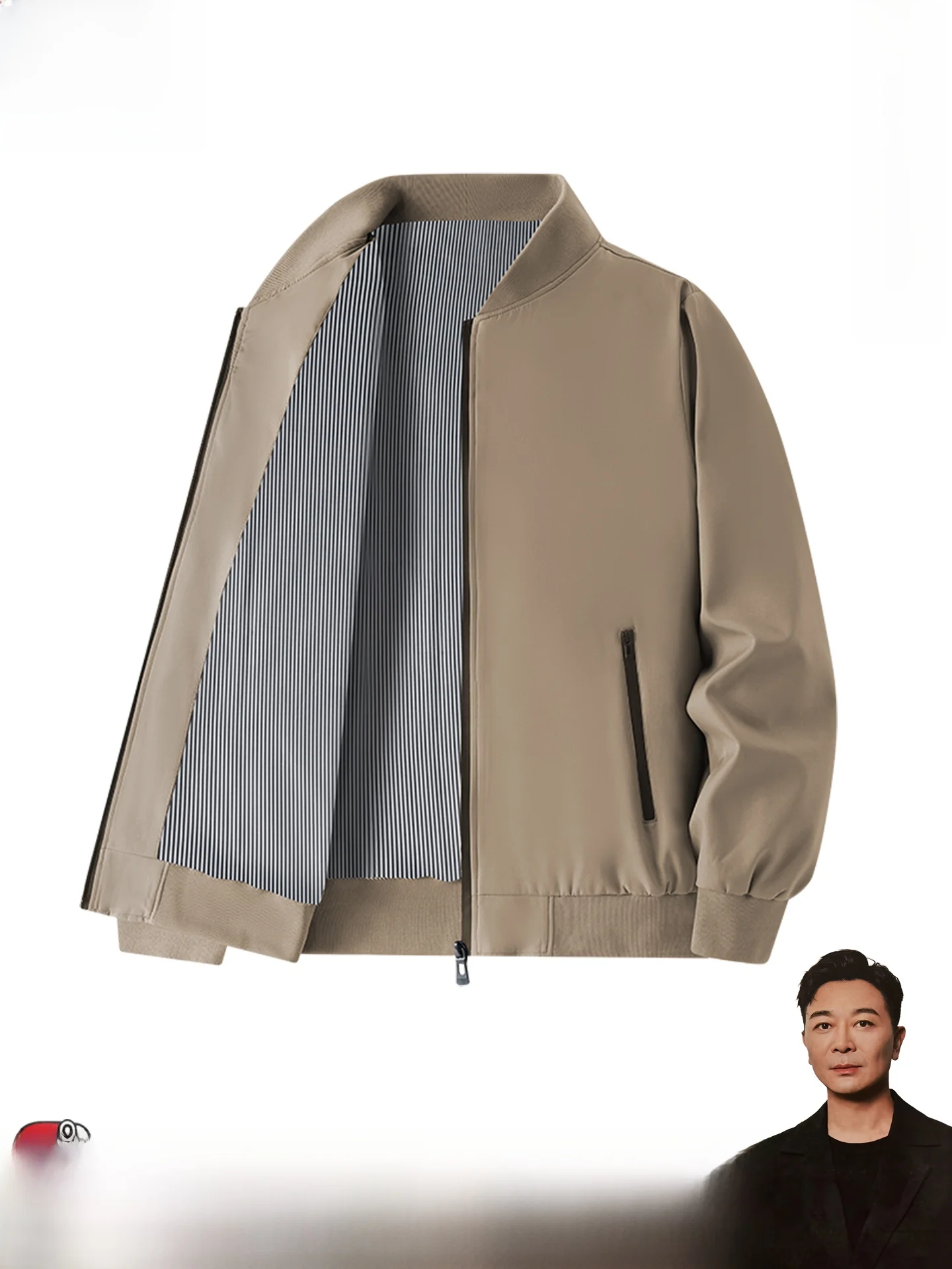 

Casual Men's Bla Jaet 2025 Spring New Sle TUCANO Loose Fit Versatile Outerwear Spring Autumn Casual Faion Top