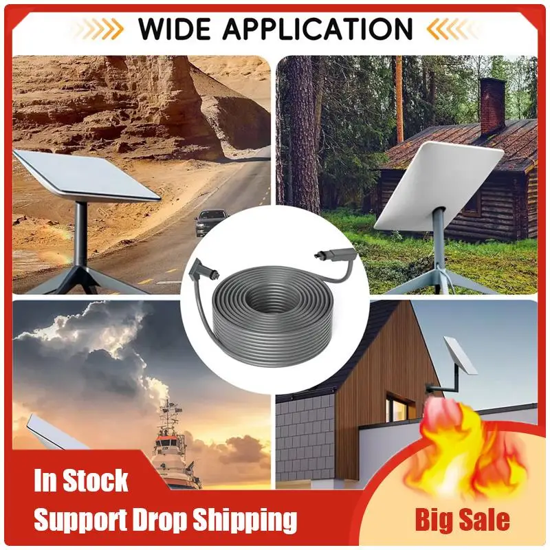 Лучшие предложения для Starlink V2/Gen2, удлинитель кабеля маршрутизатора, сменная вилка и посуда для ремонта спутникового кабеля Starlink