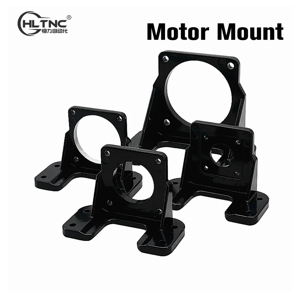 HLTNC 42 57mm 60 80 8 6 90 110 130 Stepper Servo Motor Bracket / Horizontal Seat For NEMA17 23 34 Engine Fixed Mounting Base