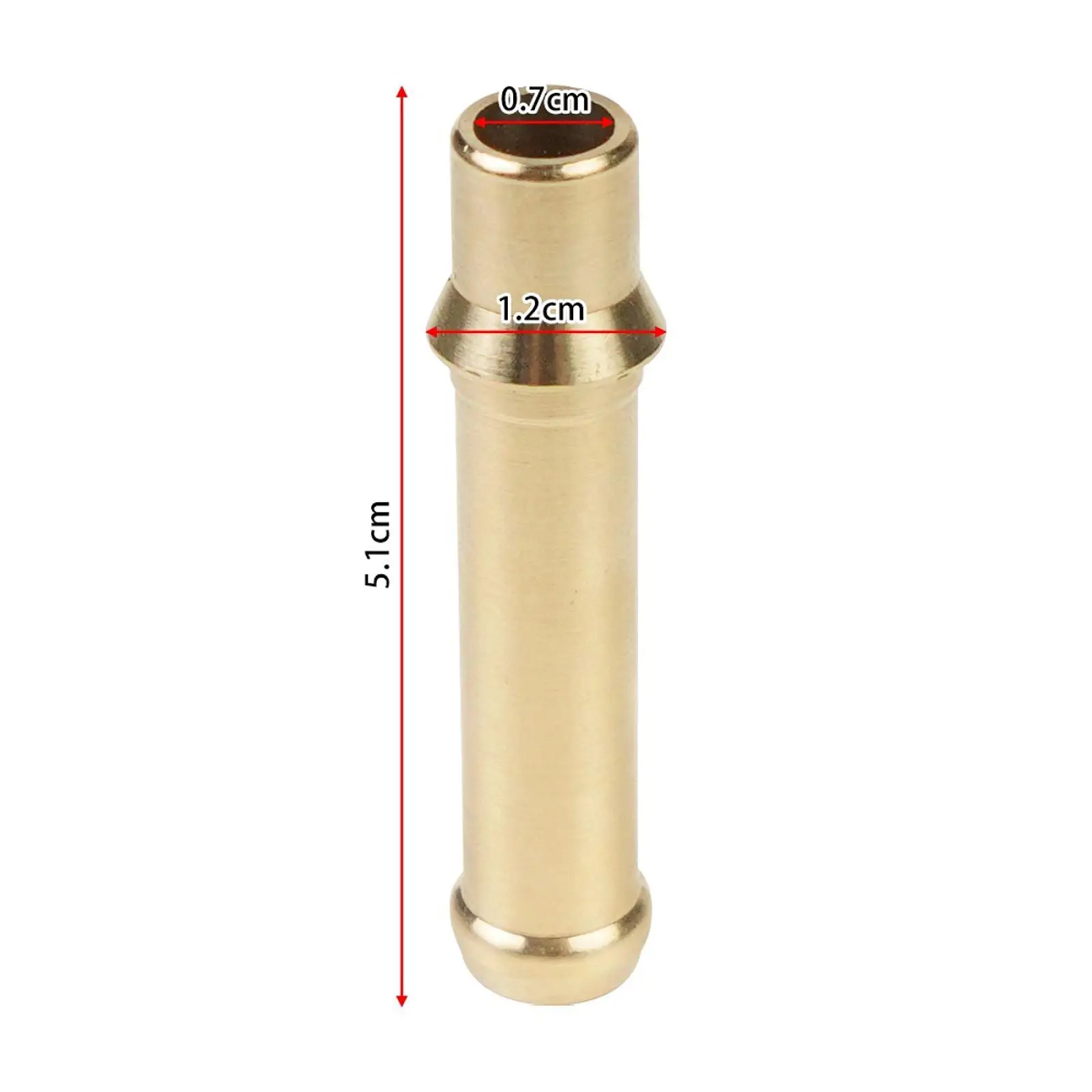 GM Transmission Cooler Line Fitting 397 Tube Adapter Gold Metal Snap in Push in Clamp on Hose