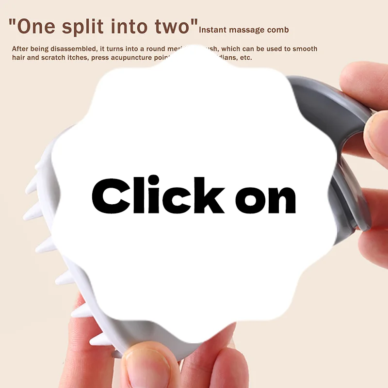 2 في 1 فرشاة تدليك الجسم حمام فرشاة اغتسال الشامبو فرشاة رئيس فروة الرأس تدليك مشط غسل الشعر مشط صالون تصفيف الشعر أداة