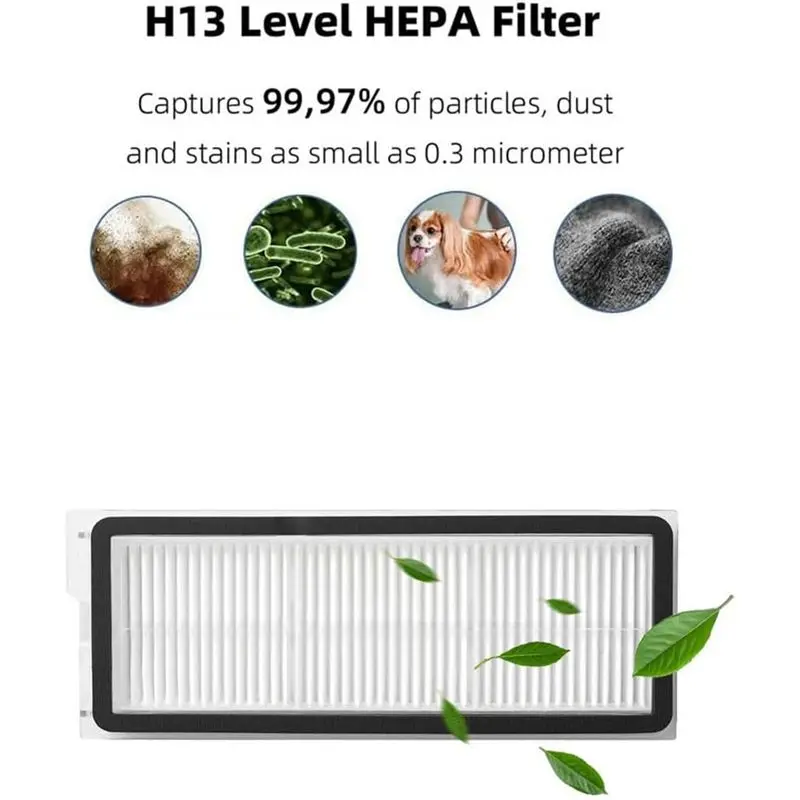 Y50A-Replacement Parts For Roborock Qrevo S/Qrevo Maxv/Qrevo Pro Vacuum Cleaner Main Side Brushes HEPA Filters Mop Bags