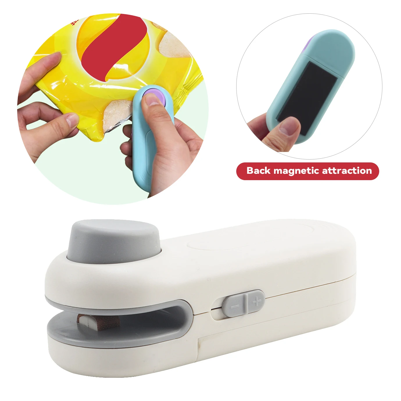 

Mini sealing machine Small household plastic sealing machine snack moisture-proof hand pressure plastic bag sealing machine