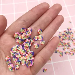 50g Colorful Sunflower Sprinkles Slime Supplies Toy Polymer Clay Slices Charms Accessories Addition For Fluffy Clear Crystal Mud