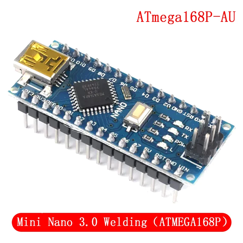 Mini / Type-C / Micro USB Nano 3.0 Met de bootloader-compatibele Nano-controller voor Arduino CH340 USB-driver 16Mhz ATMEGA328P