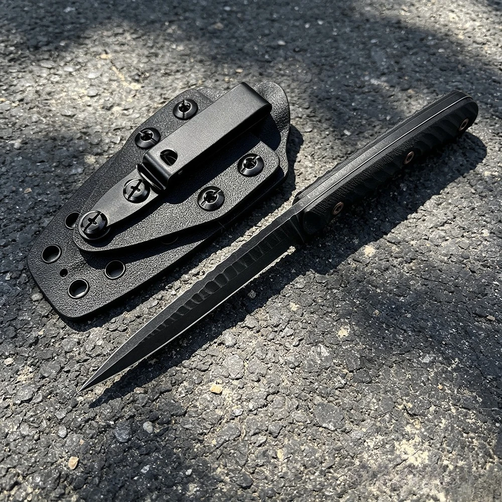 Portable Outdoor Fixed Blade Knife Light Carry Gear Wilderness Exploration Camping Fishing Outdoor Handcraft Picnic with Sheath