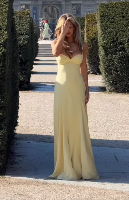 Luxe Modest Maxi Dress Minimalist Sexy Designer Fitted Gowns Women Evening Party Elegant Chic Refined Ladies Formal Outfits
