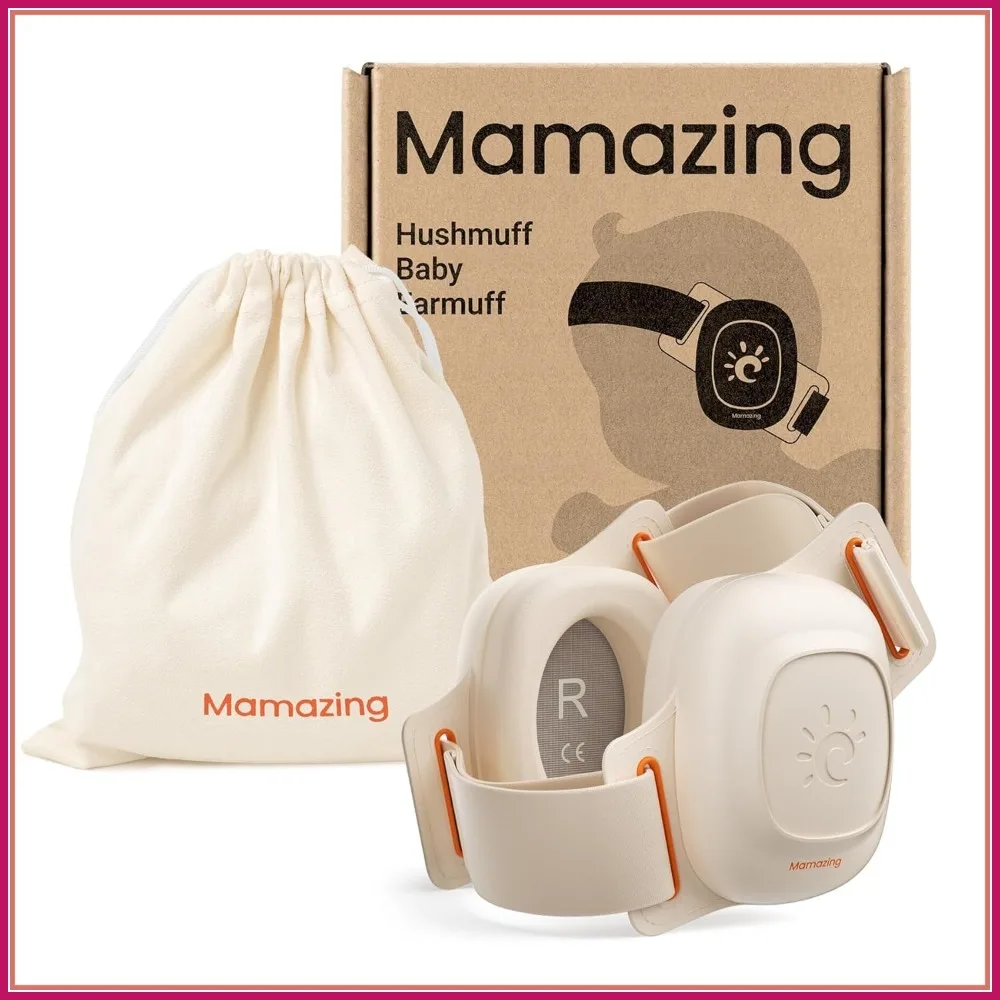 

Baby Ear Muffs 25dB Noise Cancelling Headphones for Travel, Party & Fireworks, Soft & Adjustable, CE & ANSI Certified