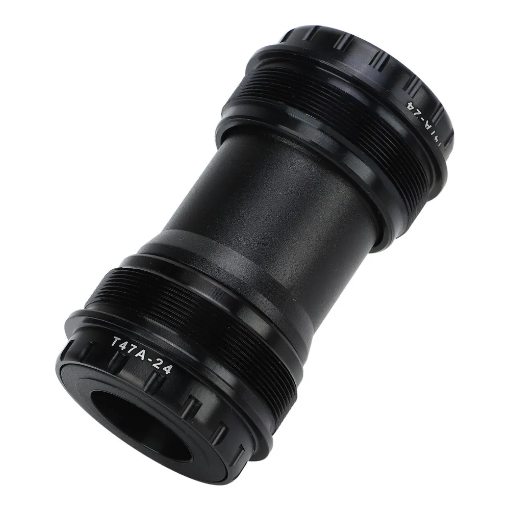 

24mm Inner Diameter Bottom Bracket Sealed Bearings Lightweight Cycling Bottom Brackets Aluminum Alloy Black