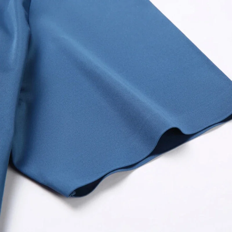 Men\'s Ultra Stretch Short Sleeve Shirt Business Casual Breathable Stretchable Abrasion-Resistant Solid Color Short Sleeve Shirt