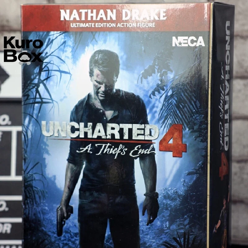 Figura de acción NECA Nathan Drake Ultimate Edition Uncharted 4A Thief's End, figura coleccionable para fanáticos y coleccionistas de Uncharted