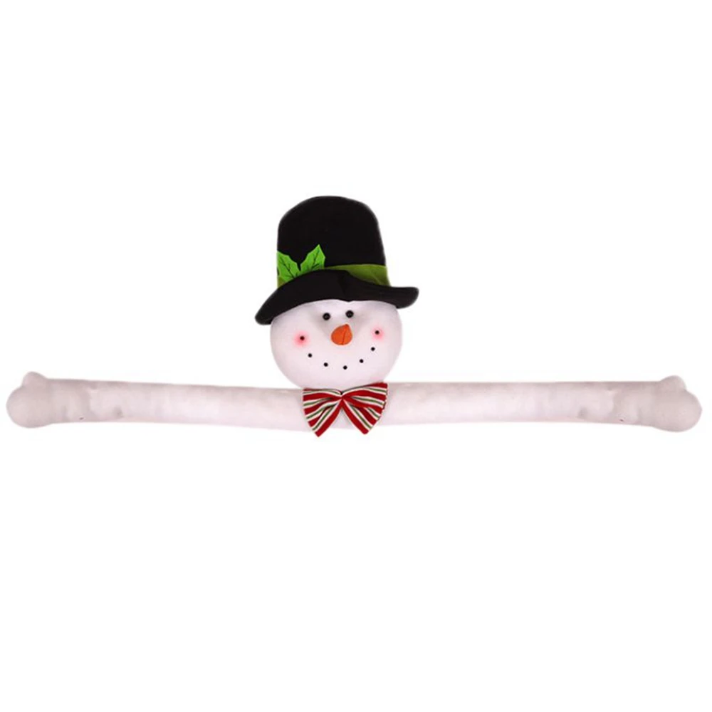 Jouet en peluche bonhomme de neige 3D flexible bricolage, décoration d'arbre de Noël, bonhomme de neige Père Noël câlin, ornement de bureau, décoration d'intérieur, fête de vacances