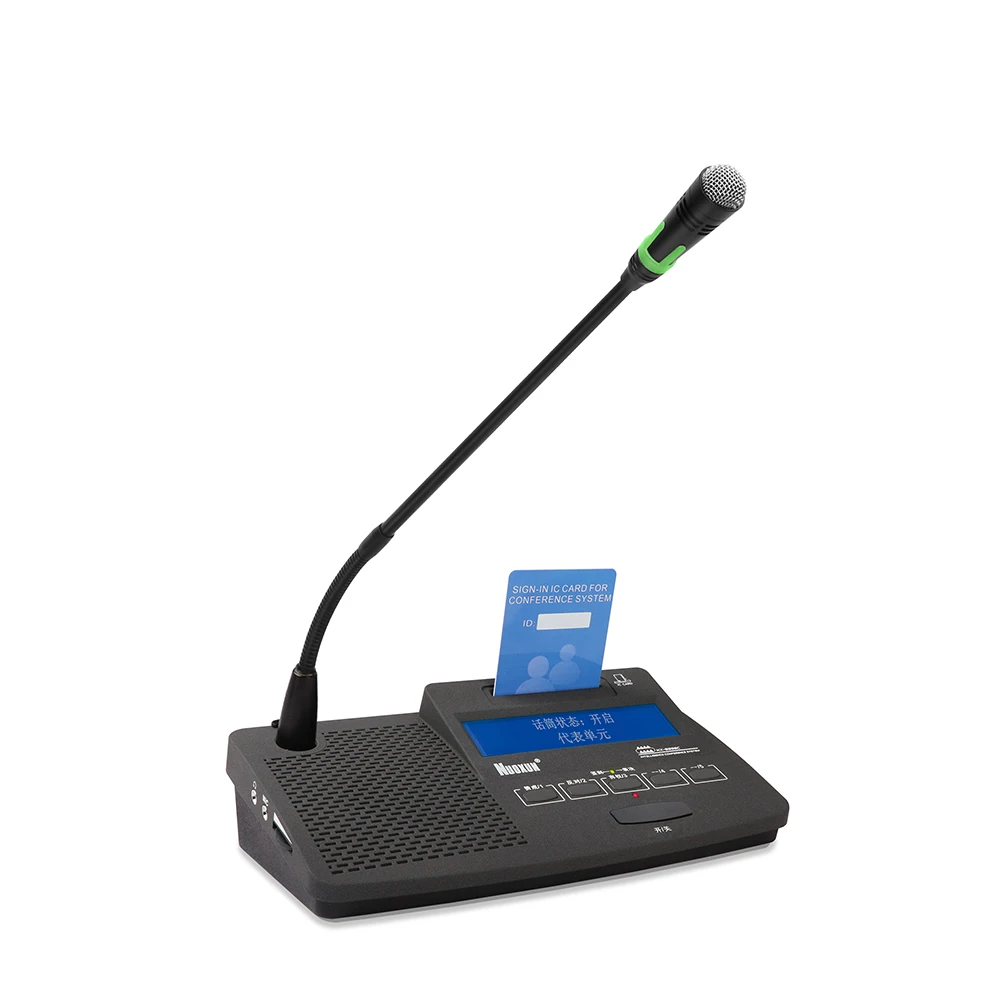 

High Integration Conference Microphone Digital Desktop Discussion Conference Voting System Chairman/Delegate Unit
