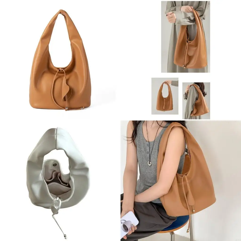 

Женские сумки, просторный внутренний кошелек на плечо, сумки с напуском из искусственной кожи, повседневная сумка для работы, на