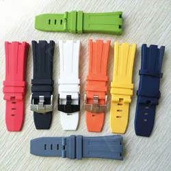 28mm Rubber Watch Strap for AP Audemars and Piguet Belt Silicone Watchband Royal Oak Offshore 15703 15706 15707 26020 42mm